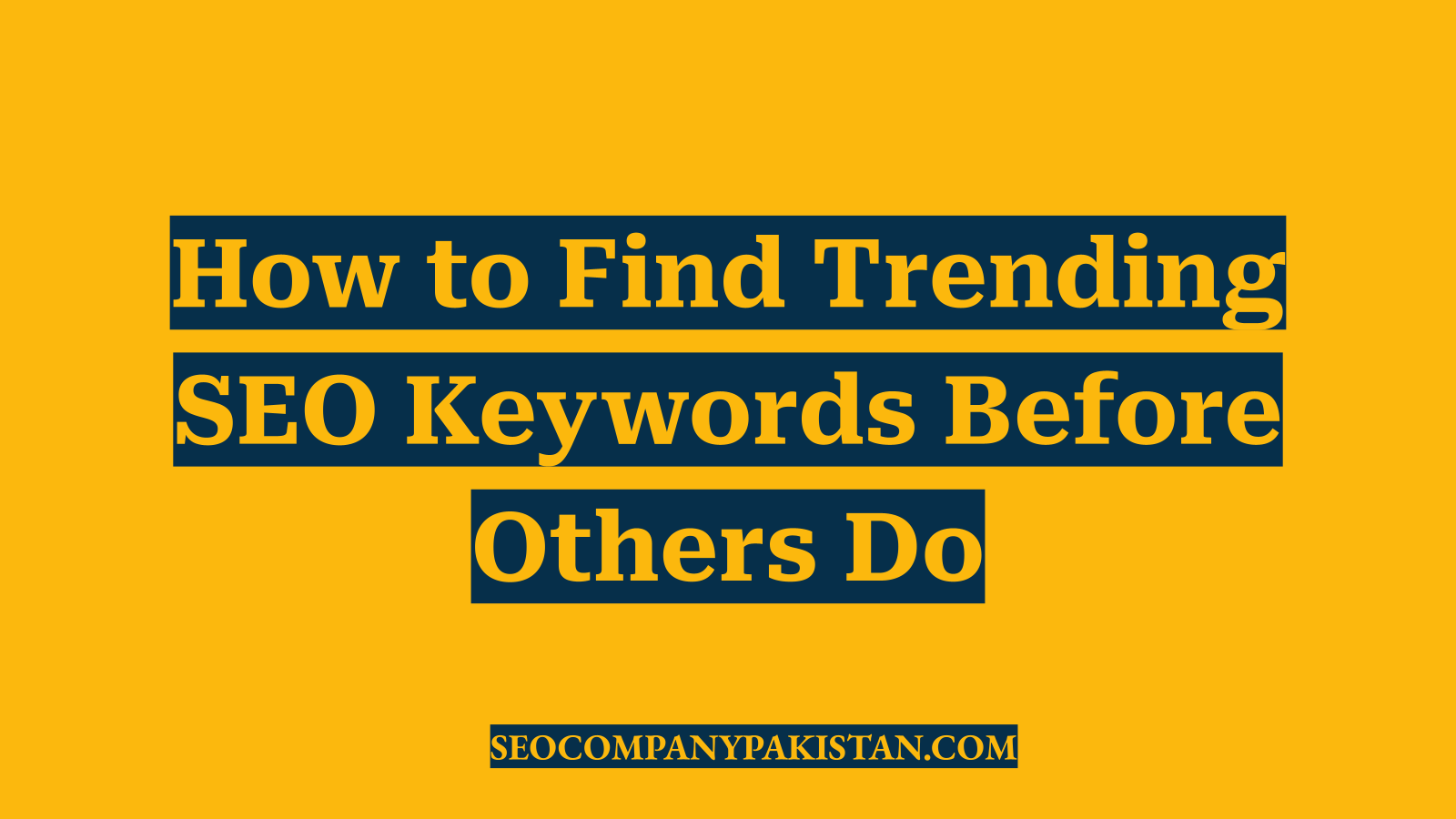 How to Find Trending SEO Keywords Before Others Do