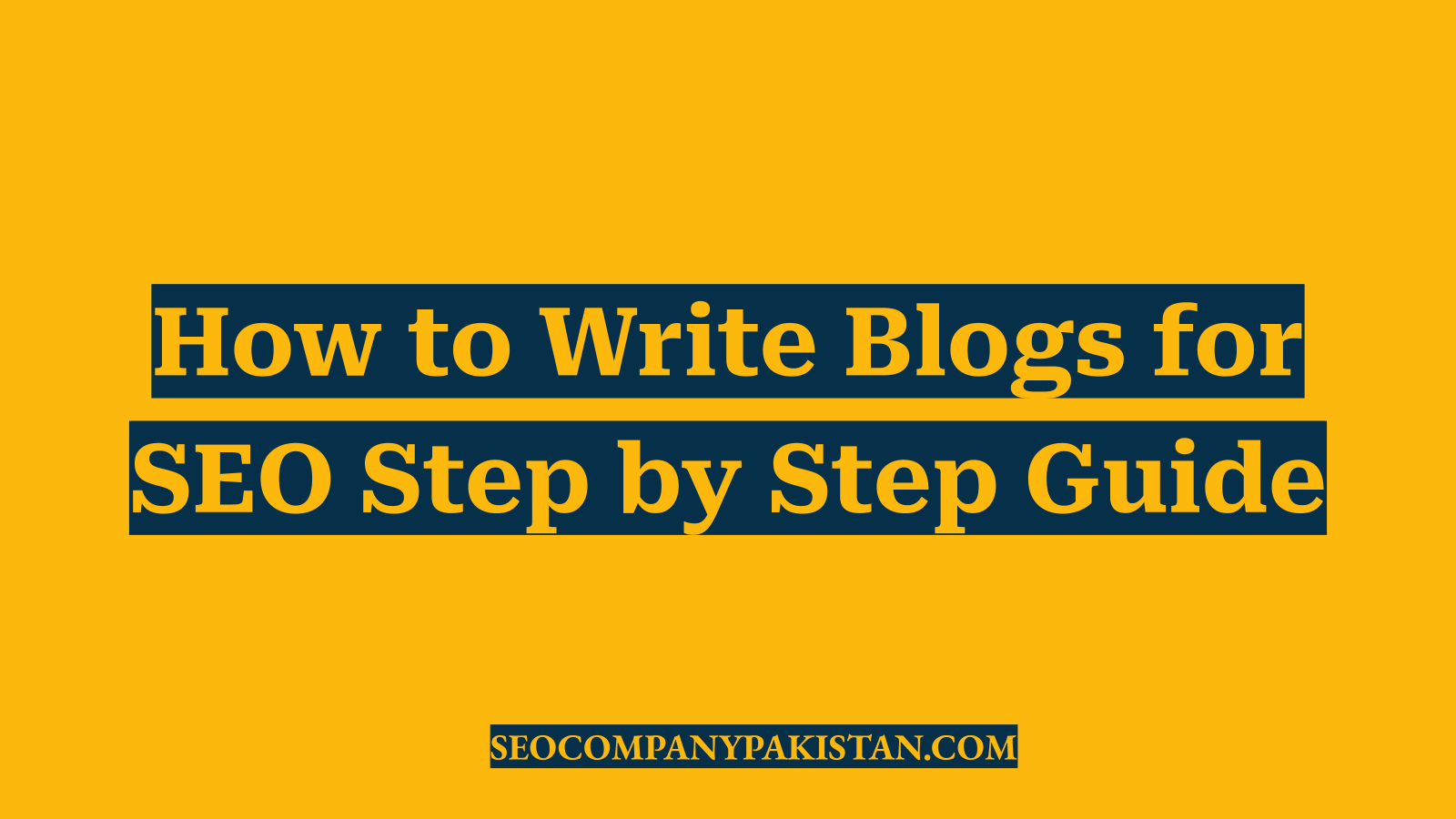 How to Write Blogs for SEO Step by Step Guide