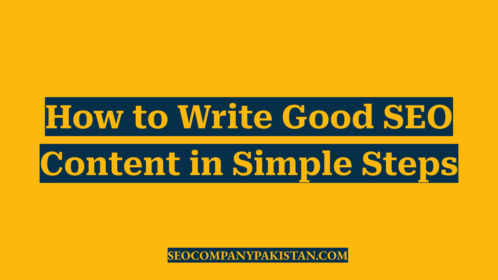 How to Write Good SEO Content in Simple Steps