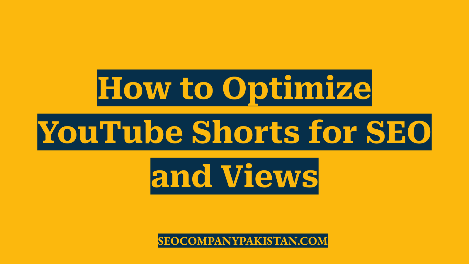 How to Optimize YouTube Shorts for SEO and Views