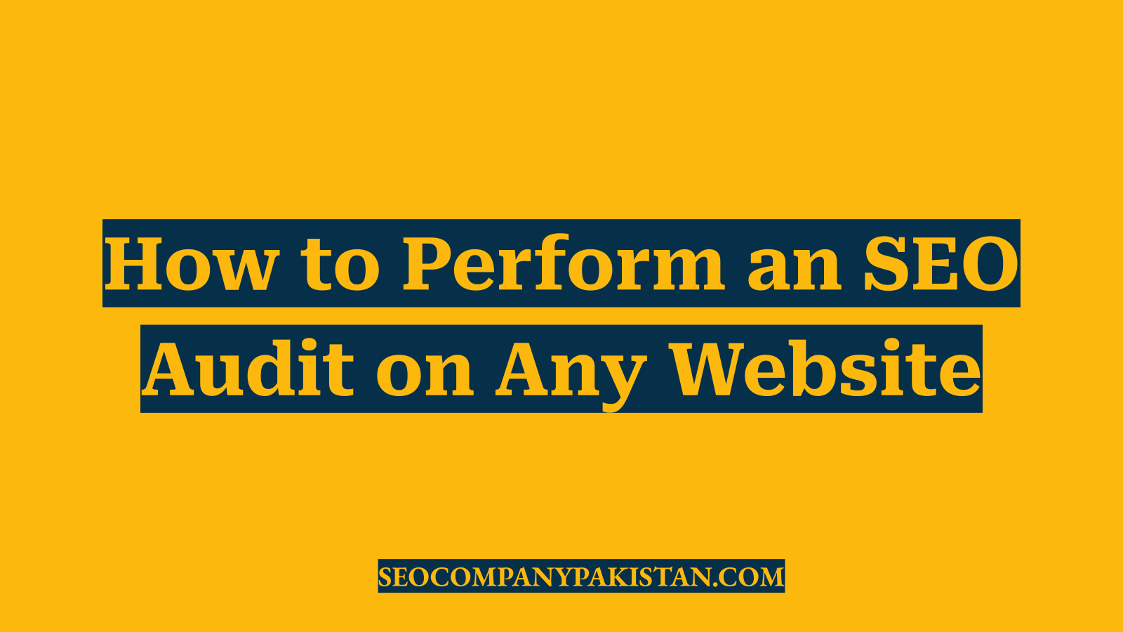 How to Perform an SEO Audit on Any Website