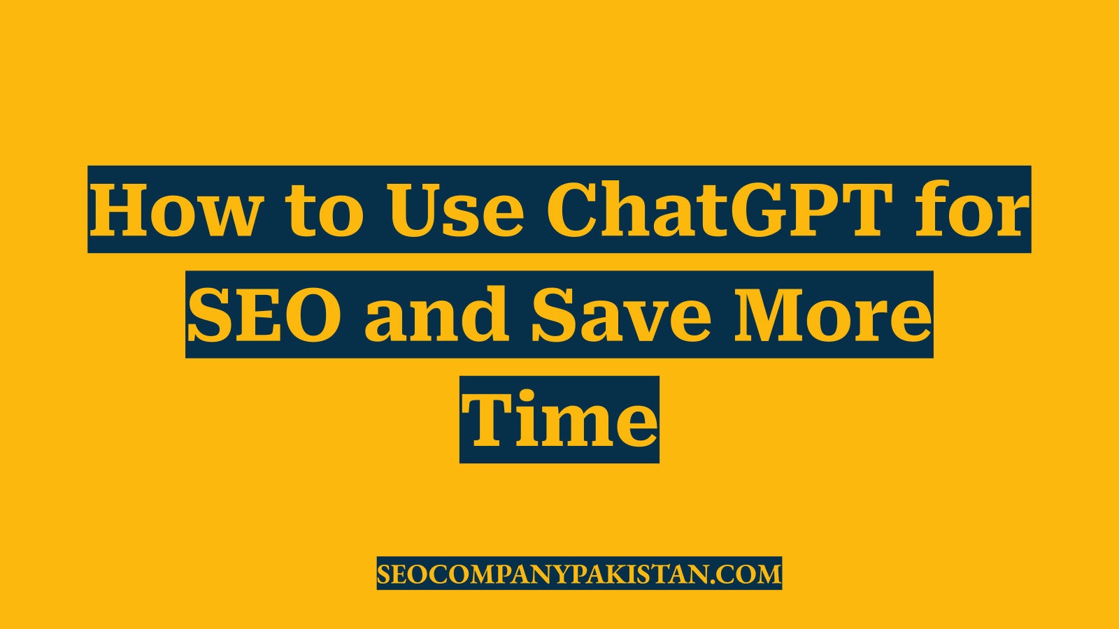 How to Use ChatGPT for SEO and Save More Time