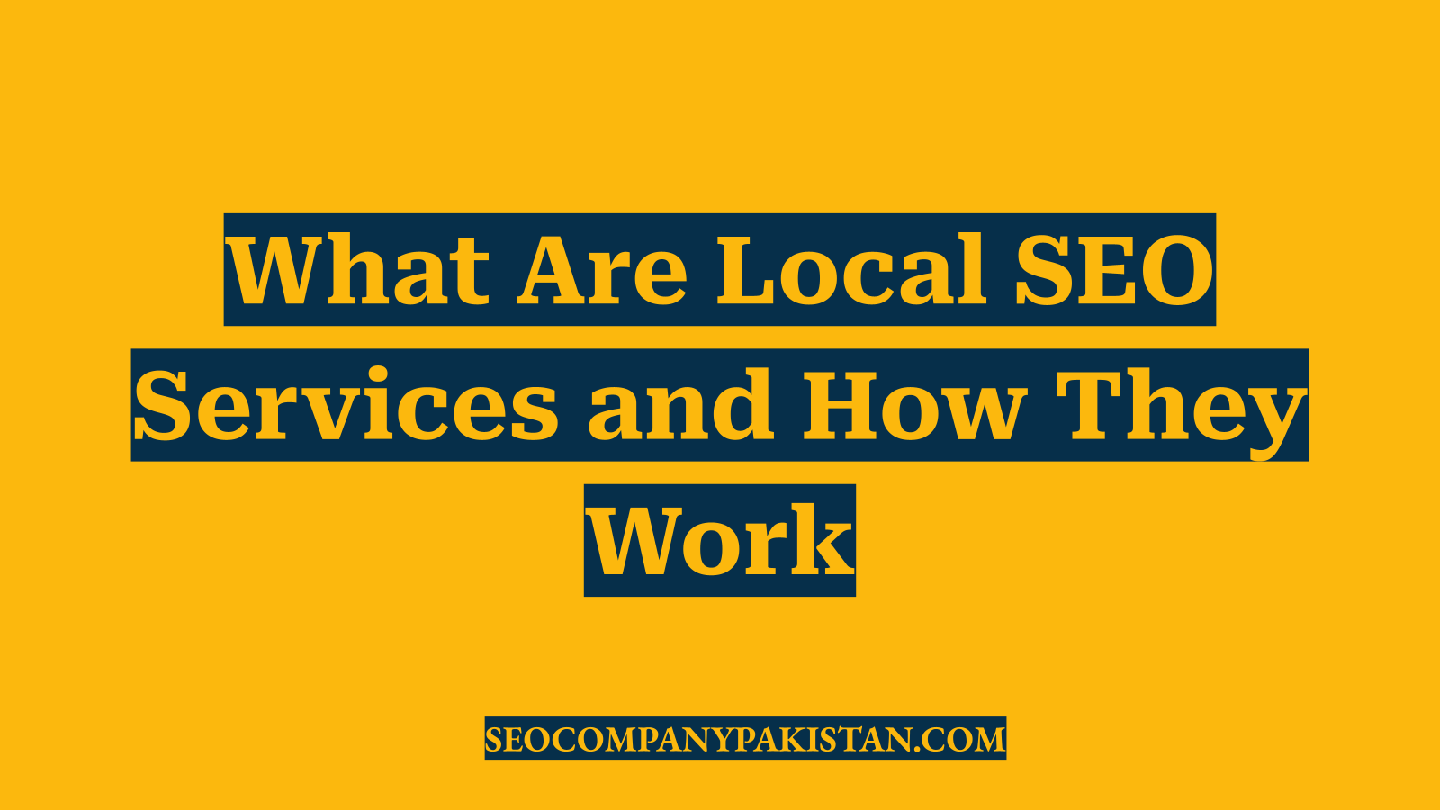 What Are Local SEO Services and How They Work