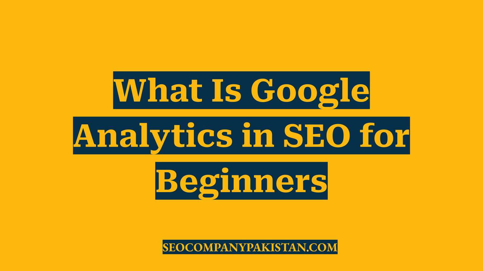 What Is Google Analytics in SEO for Beginners