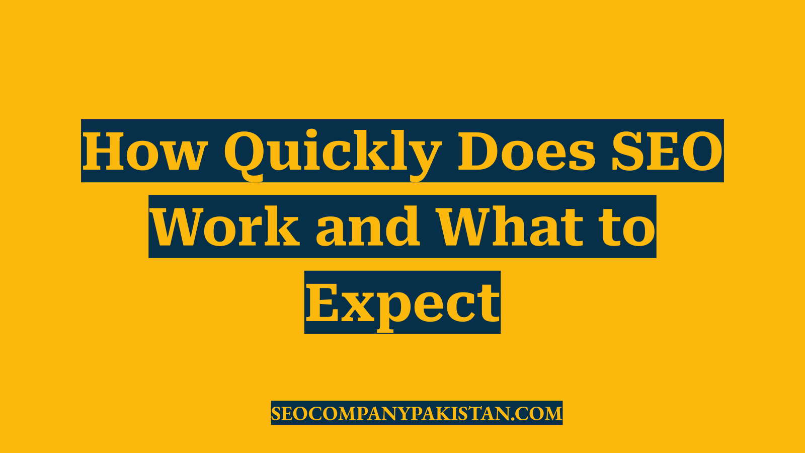 How Quickly Does SEO Work and What to Expect