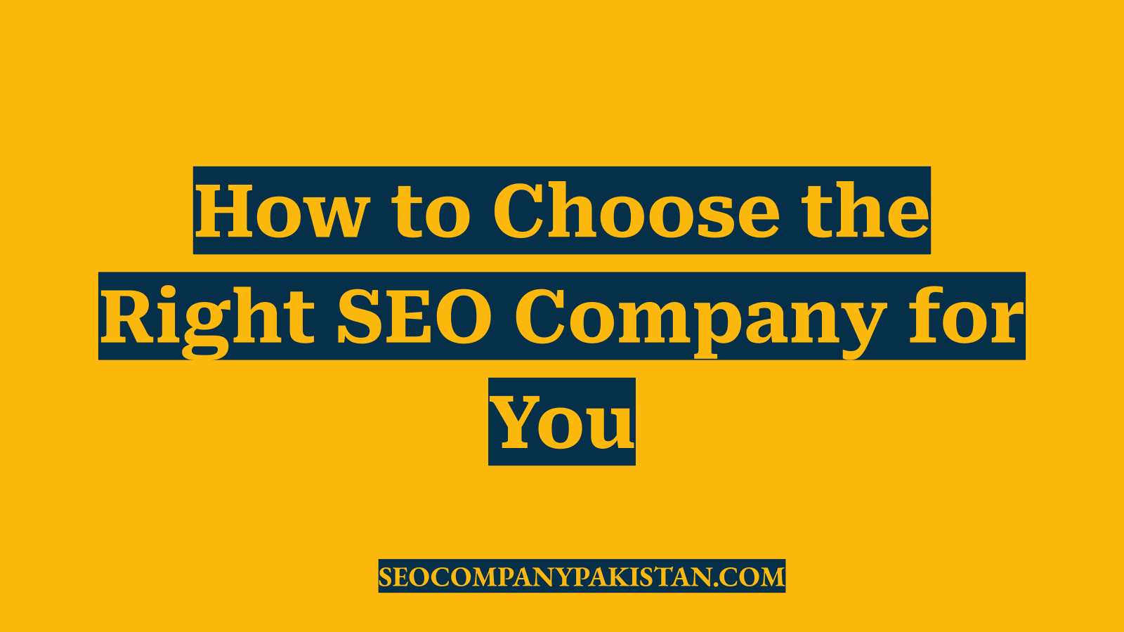 How to Choose the Right SEO Company for You