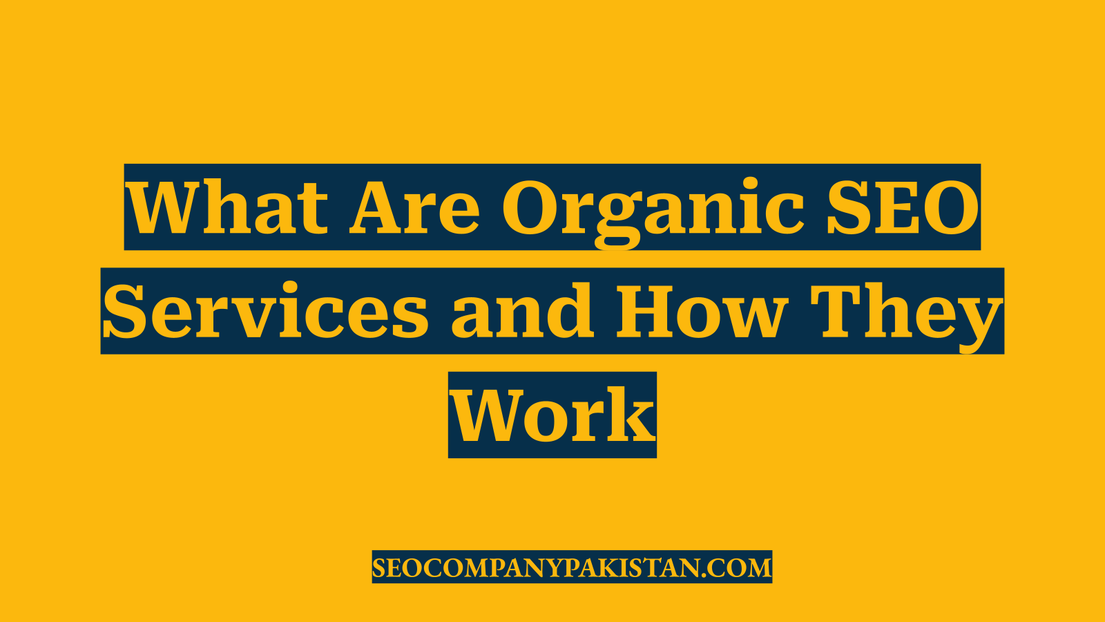 What Are Organic SEO Services and How They Work