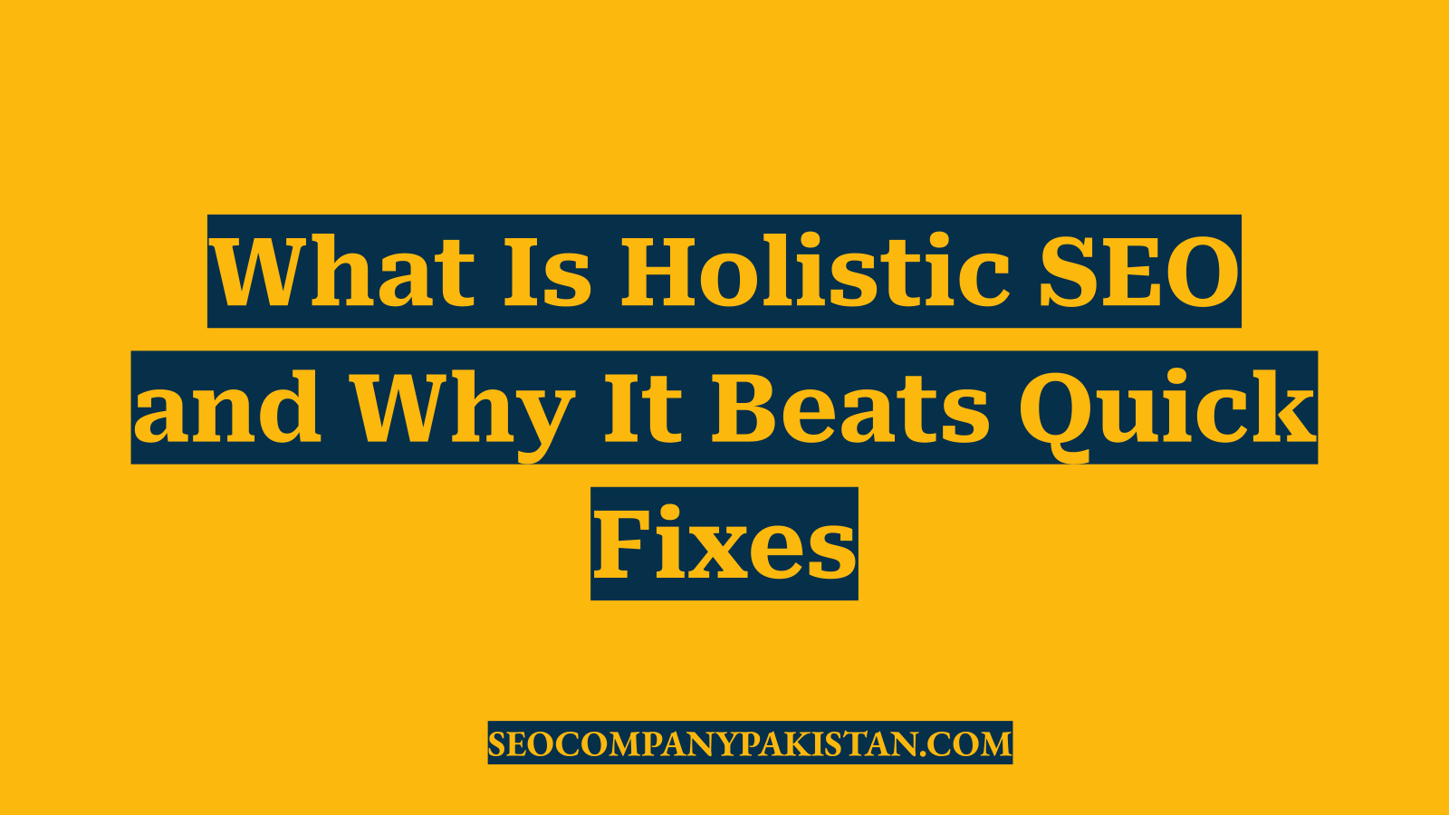 What Is Holistic SEO and Why It Beats Quick Fixes