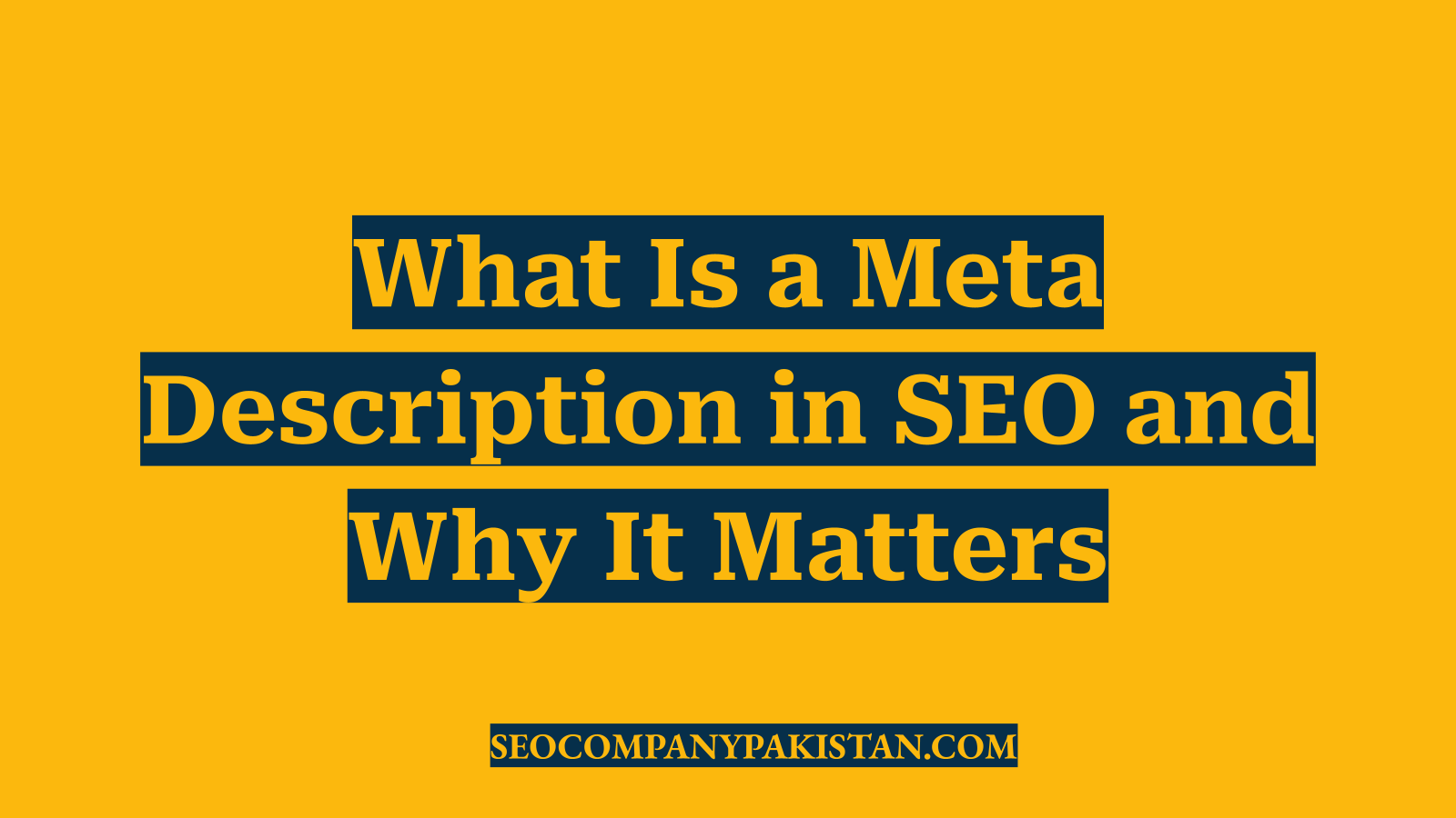 What Is a Meta Description in SEO and Why It Matters